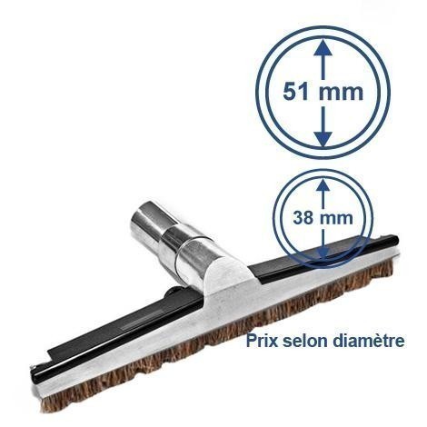 Capteur aluminium aspirateur industriel bande brosse Capteur