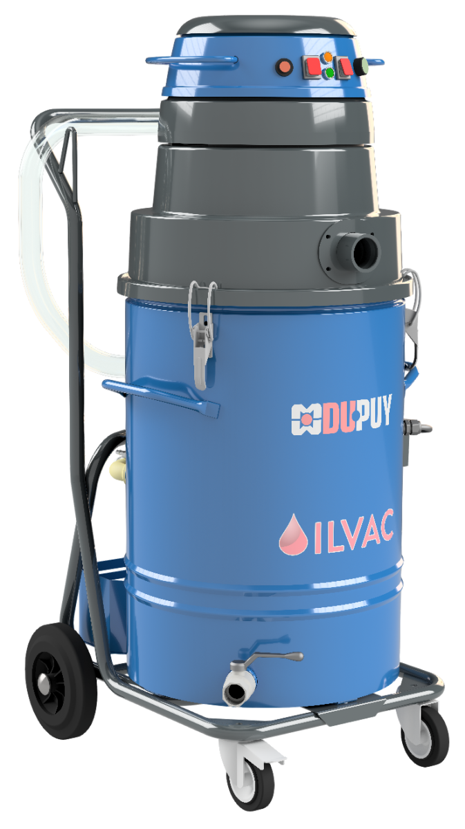OILVAC 100: Aspirateur industriel compact pour l'huile et copeaux Aspirateur industriel